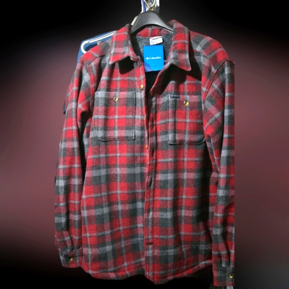 COLUMBIA WINDWARD SHIRT JACKET MEN'S LARGE